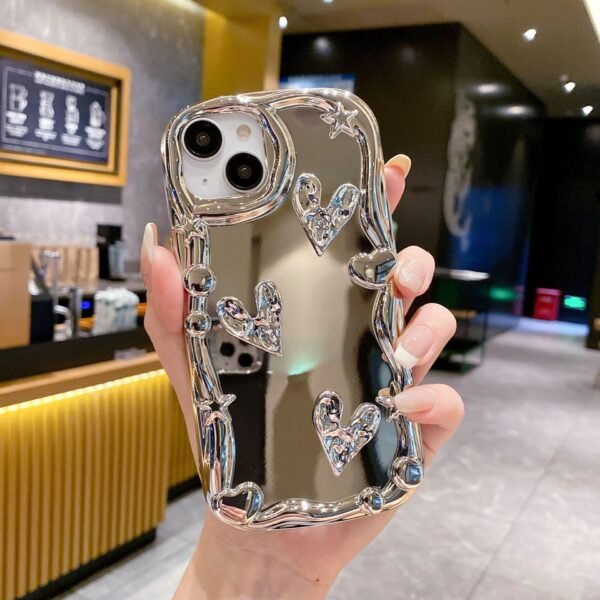 Three-dimensional wave electroplating is suitable for iPhone cases.