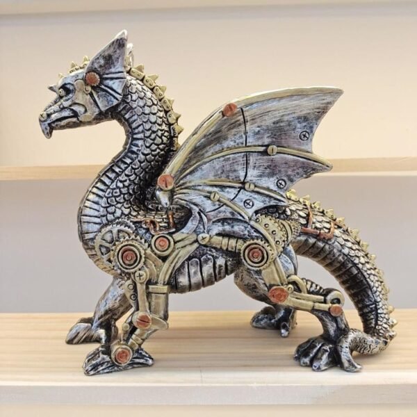 Mechanical Punks Dog Resin Artwork Table Display Decor Item Garden Decoration Piece