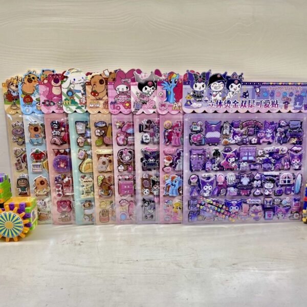 Creative and adorable double-layer three-dimensional bubble decoration 3D three-dimensional sticker